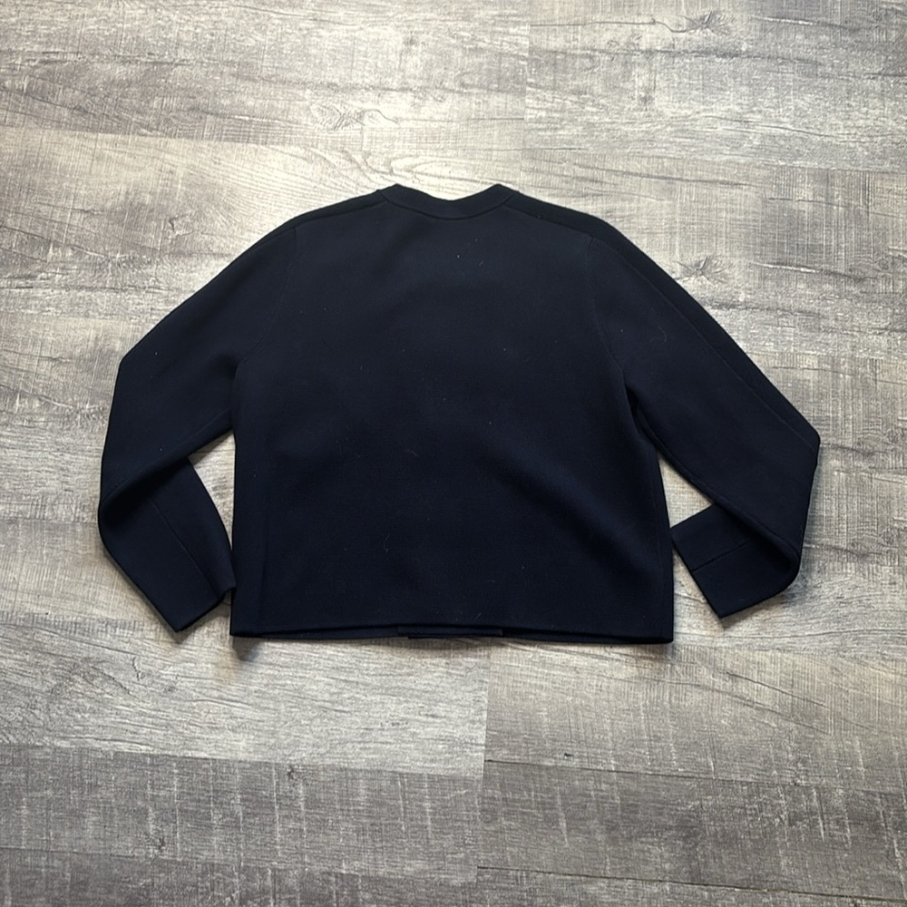 Talbots Double Breasted Stand Collar Sweater Jack… - image 3